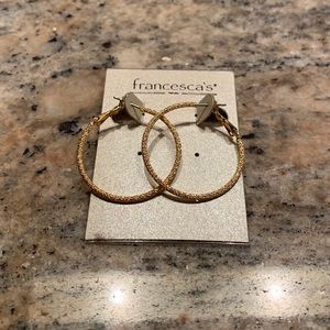 Francesca’s Collection Hoop Earrings.